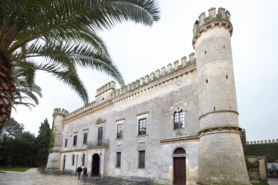 Slottet på Castello Monaci