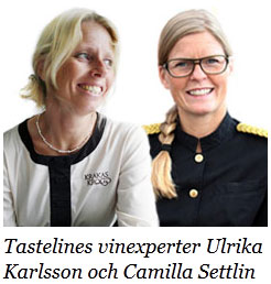 Tastelines vinexperter Ulrika Karlsson och Camilla Settlin