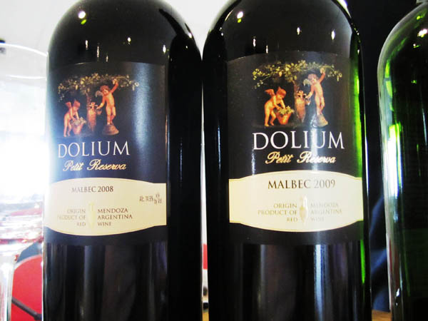 Bodega Dolium Petite Reserve Malbec 2009 & 2008