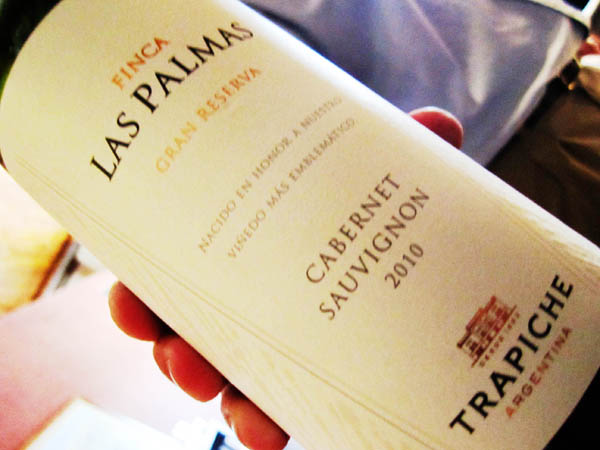 Trapiche Finca Las Palmas Cabernet Sauvignon 2010 Gran Reserva