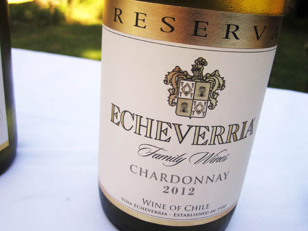 Echeverria Reserva Chardonnay 2012