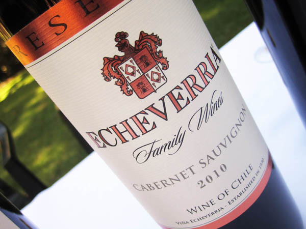 Echeverria Reserva Cabernet Sauvignon 2010