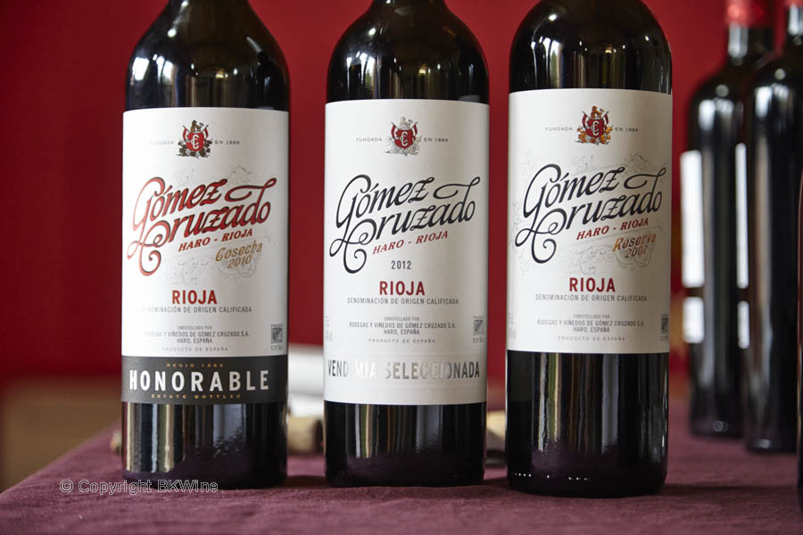 Vinprovning med eleganta flaskor, Rioja