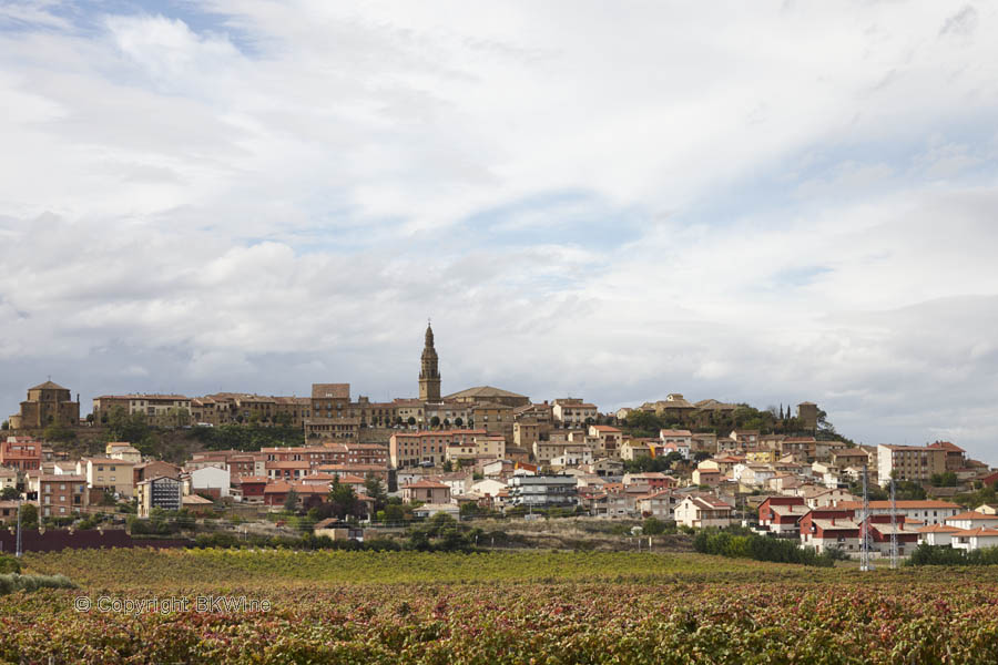 En by på en kulle bland vingårdarna, Rioja