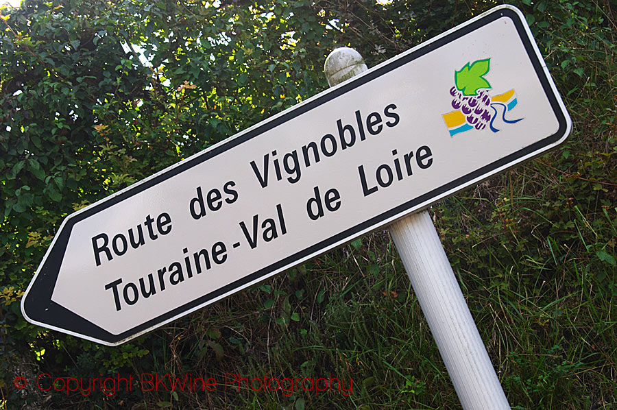 Vinets väg i Touraine, Loire