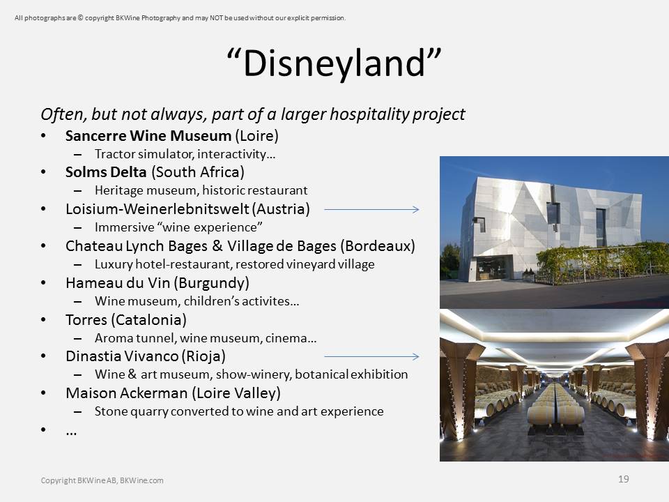 Exempel, "Disneyland"-vinturism