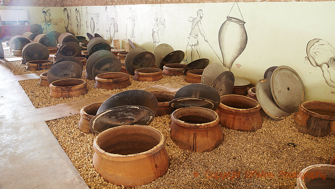 Amfora, lerkrus för vinproduktion, Sicilien