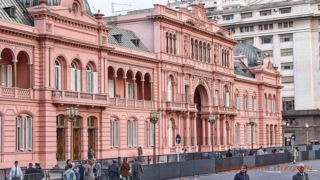 Casa Rosada, presidentpalatset, i Buenos Aires