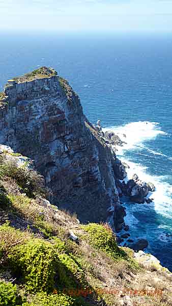 Svindlande utsikt från Cape Point