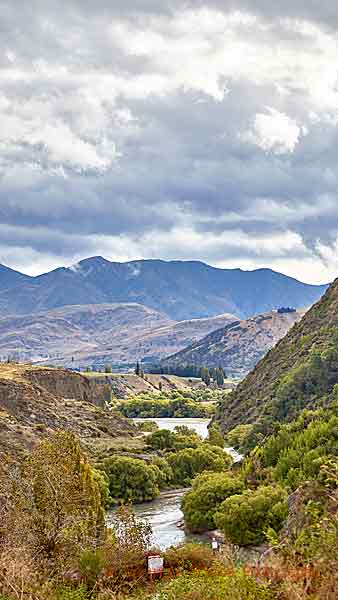 Landskap i Central Otago, Nya Zeeland