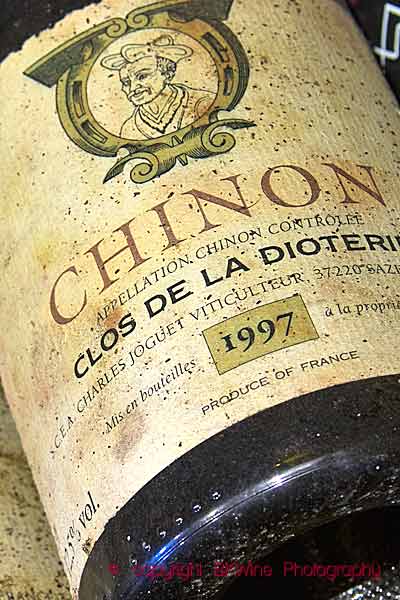Välgjord cabernet franc kan lagras, t.ex. från Charles Joguet, Clos de la Dioterie, i Chinon, Loire