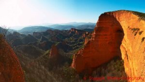 Det märkliga landskapet vid Las Medulas kommer sig av att det var en romersk guldgruva